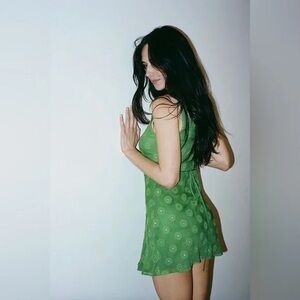 Realisation Par Lourdes Dress in Moss size M